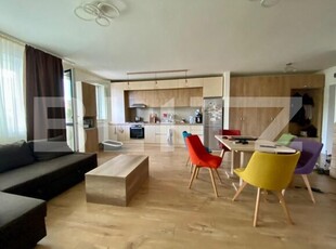 Apartament de 2 camere, 58 mp, terasa 16 mp, parcare, Borhanci