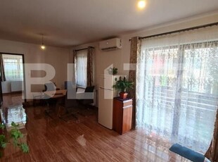 Apartament mobilat si utilat, 3 camere, gradina de 80 mp, zona Sub Cetate