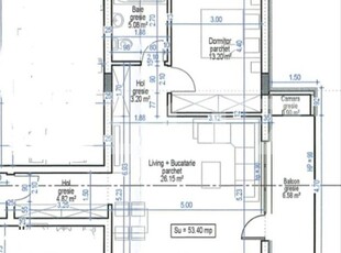 Apartament semidecomandat, incalzire in pardoseala, lift, acces restrictionat