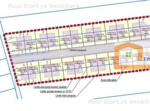 Balotesti, Investie, 15000mp intravilan, D 54,7ml, zona noua de case