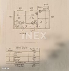 EXERCITIU | Apartament 2 camere | decomandat | etajul 2 din 4