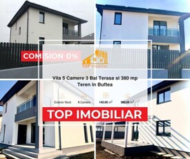 Vila 5 Camere 3 Bai Terasa si 380 mp Teren in Buftea