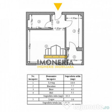 Garsoniera prima chirie- 0% comision- 100 m metrou M.Bravu-