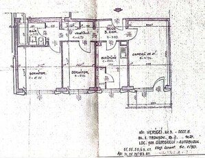 cv 111 Bucovinei, apartament 2 camere , etaj III