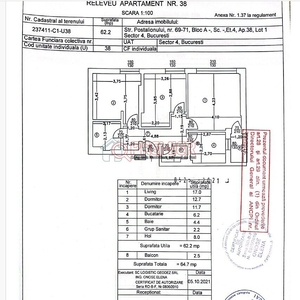 Sector 4- Str Postalionului! Apartament 3 camere