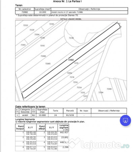 Teren extravilan. 10000 mp Situat pe DN 71