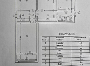 Tatarasi-Apartament 3 camere decomandat-etaj intermediar-far