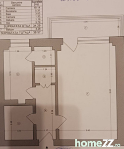 Garsoniera renovata decomandata vis a vis de Palatul Parlame