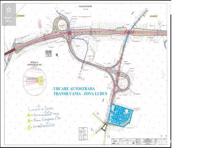 Teren investitii Comert - Productie Servicii Ludus - Mures Autostrada Transilvania