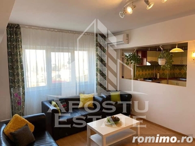 Apartament cu 3 camere, open space, zona Modern