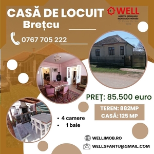 De vânzare casă familială în Brețcu!