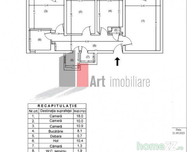 APARTAMENT DE 3 CAMERE-PARCUL CIRCULUI