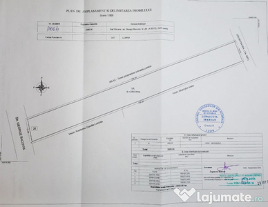Proprietar teren intravilan, Sat Sibioara, 2350 mp