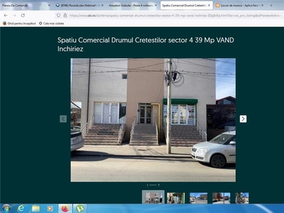 De inchiriat Spatiu Comercial Drumul Cretestilor sector 4 39 Mp