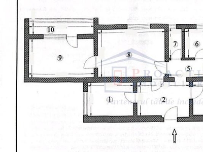 Apartament cu 4 camere, Centru, Etaj Intermediar, 4c969