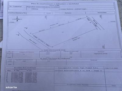 Teren intravilan 1284 metri patrati, comuna Babana