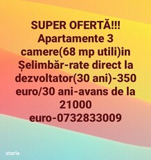 Super ofertă!!!Rate direct la dezvoltator --Selimbar