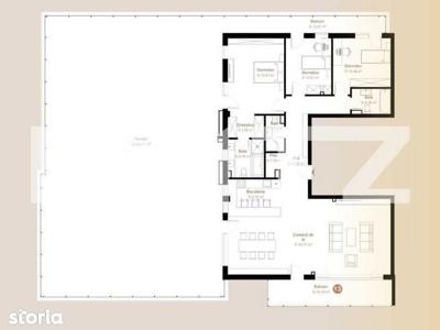 Apartament 4 camere, 139,36 mp + terasa 228,31 mp, zona Vivo