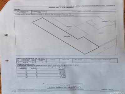 Proprietar vind teren in Tlmisoara zona Odobescu