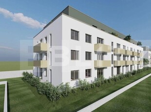 Apartament 1/2 camere, 42 mp, parcare subterana, terasa, zona Terra