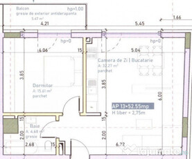 Apartament 2 camere decomandat , Finisat, bloc nou, zona Fab