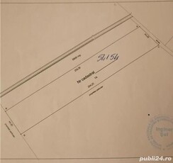 Teren intravilan 11500mp, front 44ml, in spate la CET II, zona metropolitana
