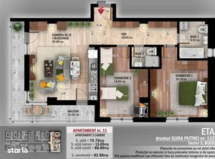 Apartament 3 Camere, modern, FINALIZAT, Direct de la Dezvoltato