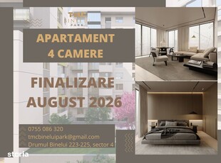 Apartament Inundat De Lumina de 2 Camere Cu Parcare Inclusa BLOC NOU