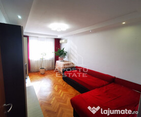 Apartament cu 2 camere, centrala proprie, zona Aradului