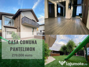 Casa Comuna Pantelimon, piscina, panouri fotovoltaice