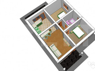 Casa individuala 3 camere, 73mp utili, teren 580mp Visan Ias