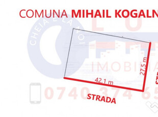 ID 7805 Teren intravilan in Comuna Mihail Kogalniceanu