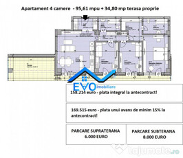 Penthouse 4 camere , 96 mpu, terasa proprie 35 mp, Galata Ia