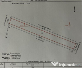 Teren intravilan in Dragomiresti Vale 7900m2 pretabil invest