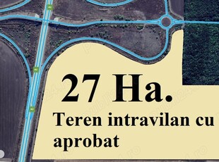 Unicat ! 27 Ha. teren intravilan cu PUZ aprobat, A3 - Gherghita