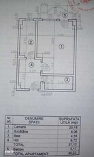 Vanzare Garsoniera Conf. 1 sporit et. 4 , bloc 1986, Metrou Muncii