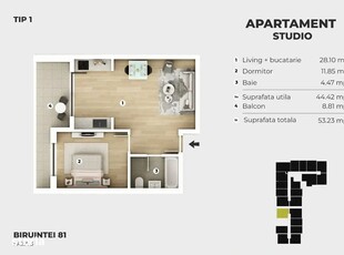 Apartament 2 camere