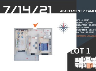 Vanzare apartament 3 camere | Calea Victoriei | bloc consolidat | etaj