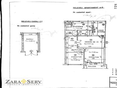 Vanzare ap. 3 camere- Central