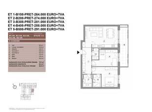 Apartament cu 3 camere si 2 terase,Aradului!