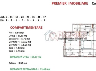 De inchiriat apartament cu 3 camere in zona Decebal