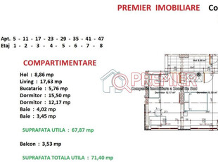 Metalurgiei - Postalionului - 3 camere - 86238 euro