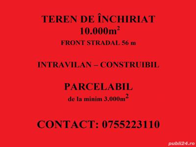 Teren intravilan de închiriat -E70-Centura Caracal-construcții mari, proprietar