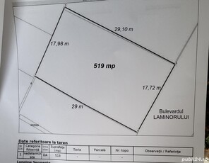 Teren intravilan de vanzare in Bucurestii Noi, Bd. Laminorului