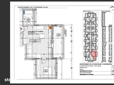 Ansamblu rezidential exceptional cu apartamente de 2 si 3 camere, zona