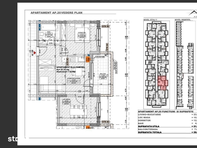 Ansamblu rezidential exceptional cu apartamente de 2 si 3 camere, zona