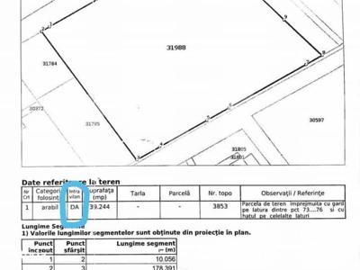 Oportunitate! Teren intravilan cu iesire la E58, 39.244 mp, Ilisesti