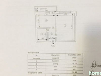 Apartament 1 camera