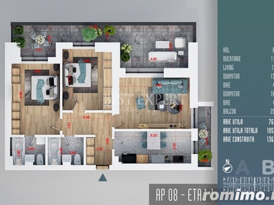 Apartament 3 camere decomandate Terasa generoasa Titan Sector 3