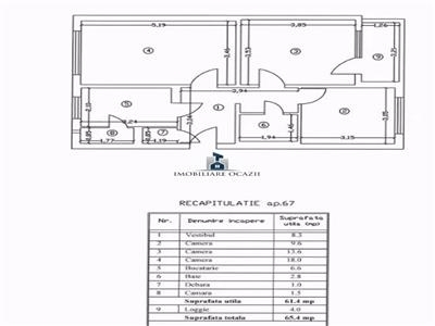 Vanzare Apartament 3 Camere Decomandat BrancoveanuCricovul Dulce